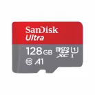 SanDisk Ultra® microSDXC™ 128GB memóriakártya + adapter (UHS-I) (140MB/s) (Class10) (A1) (00215427)