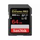 SanDisk Extreme® PRO® SDXC™ 64GB memóriakártya (UHS-II) (U3) (V90) (300MB/s) (00226807)