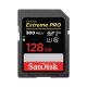 SanDisk Extreme® PRO® SDXC™ 128GB memóriakártya (8K) (UHS-II) (U3) (V90) (300MB/s) (00226808)
