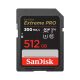 SanDisk Extreme® PRO® SDXC™ 512GB memóriakártya (8K) (UHS-II) (U3) (V90) (300MB/s) (00226810)