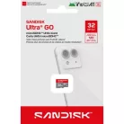 SanDisk Ultra GO microSDHC memóriakártya 32GB, 120MB/s UHS-I, V10, U1, C10, A1