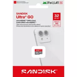   SanDisk Ultra GO microSDHC memóriakártya 32GB, 120MB/s UHS-I, V10, U1, C10, A1