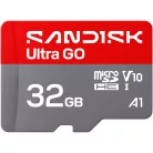 SanDisk Ultra GO microSDHC memóriakártya 32GB, 120MB/s UHS-I, V10, U1, C10, A1