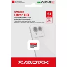 SanDisk Ultra GO microSDXC memóriakártya 64GB, 140MB/s UHS-I, V10, U1, C10, A1