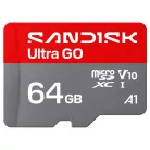 SanDisk Ultra GO microSDXC memóriakártya 64GB, 140MB/s UHS-I, V10, U1, C10, A1