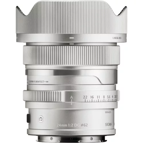 Sigma 24mm f/2 DG Contemporary Lens - Silver (Leica L) (4S3969)