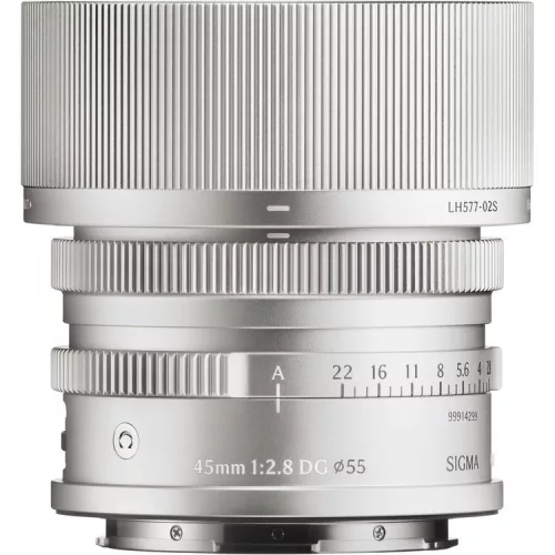 Sigma 45mm f/2.8 DG Contemporary Lens - Silver (Leica L) (36S969)