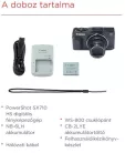Canon PowerShot SX710HS (2 színben) (fekete) (WiFi + NFC)