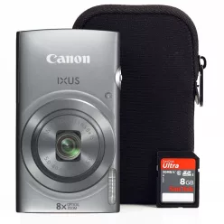 Canon Ixus 165 Essentials kit (2 színben) (ezüst)