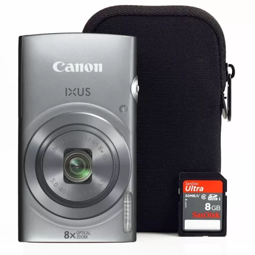 Canon Ixus 165 Essentials kit (2 színben) (ezüst)