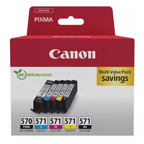Canon PGI-570 + CLI-571 (5in1) tintapatron multipack (0372C006)
