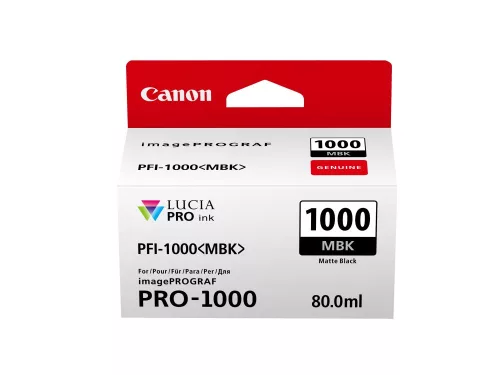 Canon PFI-1000MBK (matte black) tintatartály (80ml) (0545C001)