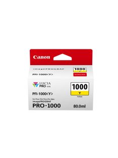 Canon PFI-1000Y (yellow) tintatartály (80ml) (0549C001)