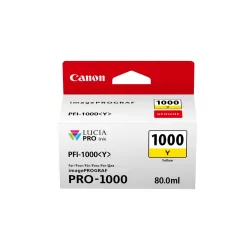 Canon PFI-1000Y (yellow) tintatartály (80ml) (0549C001)