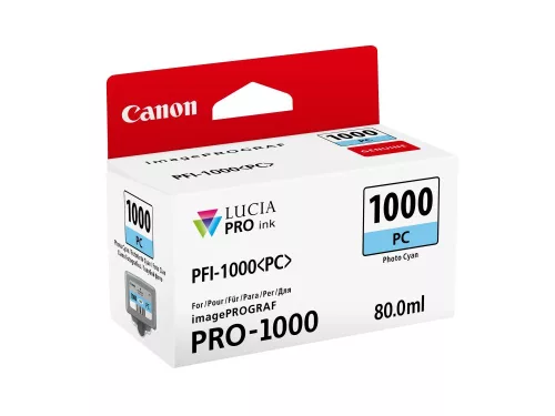 Canon PFI-1000PC (photo cyan) tintatartály (80ml) (0550C001)