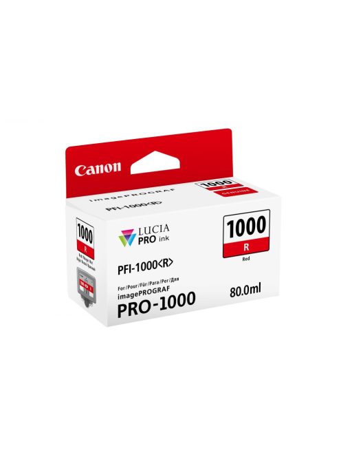 Canon PFI-1000R (red) tintatartály (80ml) (0554C001)