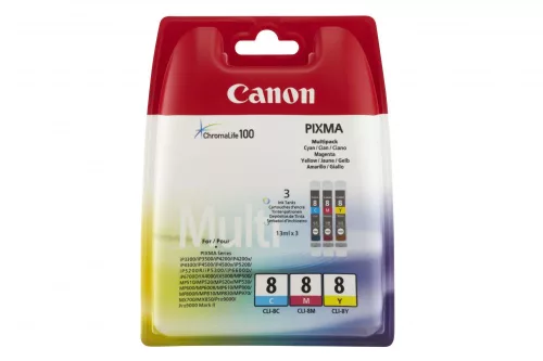 Canon CLI-8 C/M/Y 3-in-1 tintapatron multipack
