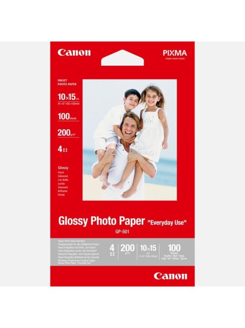 Canon GP-501 Glossy Photo Paper „Everyday Use” (10x15cm) (100 lap) (0775B003)