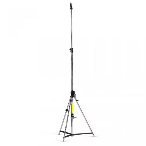 Manfrotto Wind up acél állvány biztonsági kábellel (ezüst)