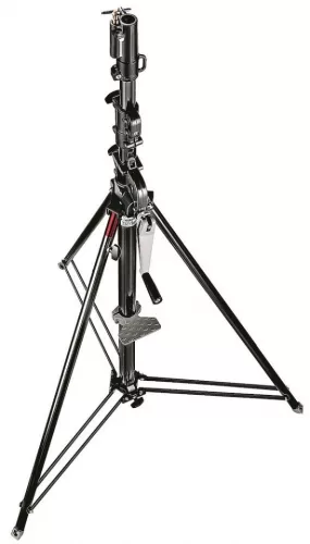 Manfrotto Wind up acél állvány (fekete)