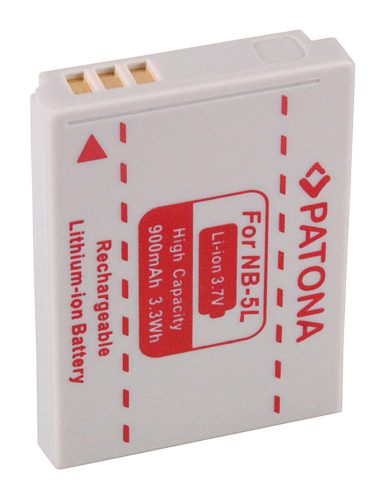 PATONA NB-5L STANDARD akkumulátor (900mAh) (1005)