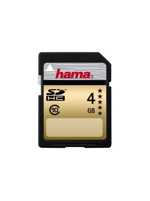 HAMA SDHC KÁRTYA GOLD 4GB (class 10)