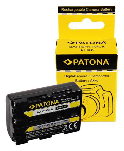 PATONA NP-FM50 STANDARD akkumulátor (1.600mAh) (for Sony)