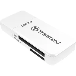   Transcend RDF5 kártyaolvasó (USB 3.0) (SD + microSD) (UHS-I) (white) (TS-RDF5W)