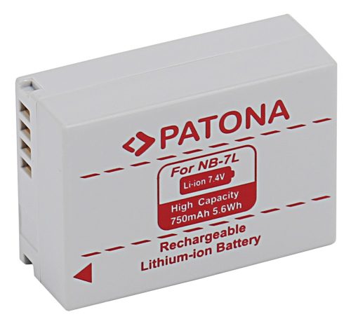 PATONA NB-7L STANDARD akkumulátor (750mAh) (for Canon) (1072)