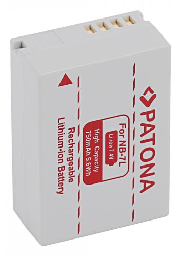PATONA NB-7L STANDARD akkumulátor (750mAh) (for Canon) (1072)