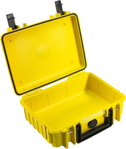 B&W OUTDOOR CASES Type 1000 (pre-cut foam) (yellow) (1000/Y/SI)