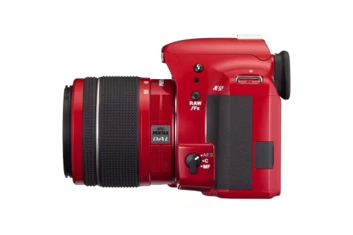 Pentax K-50 váz (piros) + SMC DA-L 18-55mm /3.5-5.6 AL WR