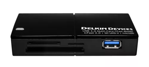 Delkin CFast / SD / micro SD / USB (UHS-II) (USB 3.0) (DDREADER-48)