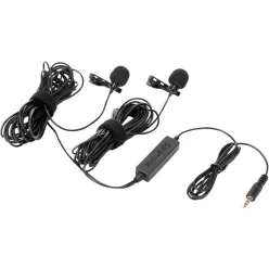 Saramonic LavMic 2m Dual Wired Lavalier Microphone 