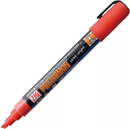 ZIG Kuretake - Posterman PMA-550 (Wet-wipe) (Red) 