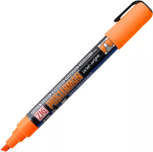 ZIG Kuretake - Posterman PMA-550 (Wet-wipe) (Orange) 