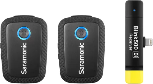 Saramonic Blink 500 B4 (TX+TX+RX Di) 2 to 1 - 2,4 GHz wirelss system for Iphone  