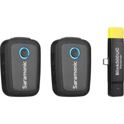   Saramonic Blink 500 B6 ((TX+TX+RX UC) 2 to 1 - 2,4 GHz wirelss system w/Usb-C 