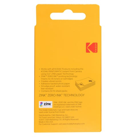 KODAK Zink Photo Paper 2x3" (5,1x7,6cm) (20 lap) (RODZ2X320)