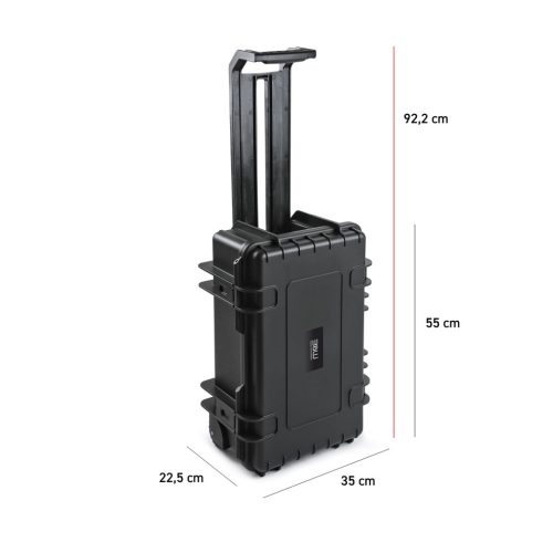 B&W OUTDOOR CASES Type 6700 (pre-cut foam // előre vágott habszivacs) (black)