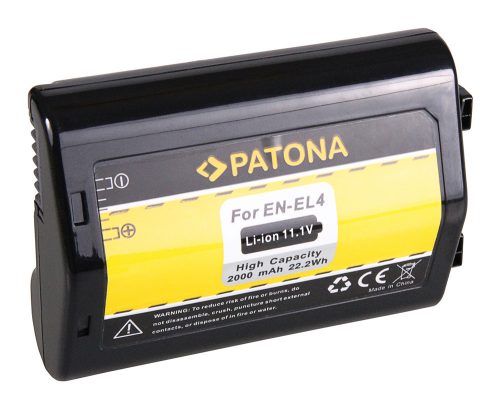 PATONA EN-EL4 STANDARD akkumulátor (2.000mAh) (for Nikon) (1126)