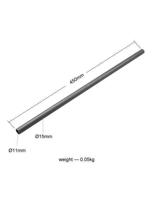 SmallRig 15mm szénszálas rúd - 45cm 18 hüvelyk (2db) (871)