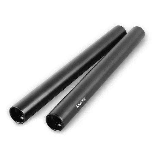 SmallRig 2pcs 15mm Black Aluminum Alloy Rod(M12-15cm) 6inch (1050)