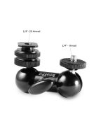 SmallRig Cool-Ballhead-V1 Multi-function Double BallHead w/ shoe mount & 1/4" screw (1135)