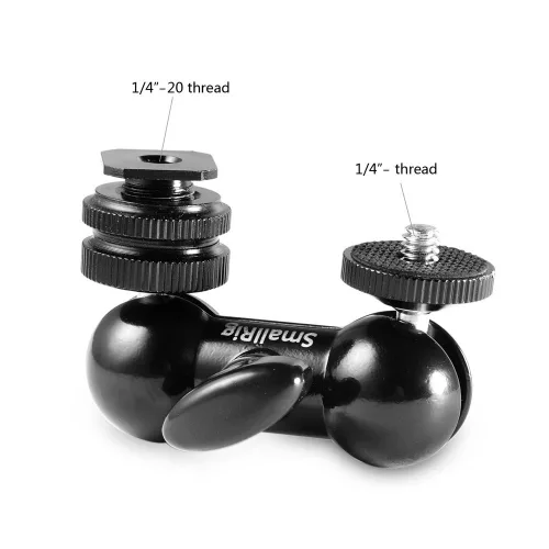 SmallRig Cool-Ballhead-V1 Multi-function Double BallHead w/ shoe mount & 1/4" screw (1135)
