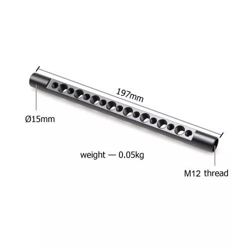 SmallRig 15mm Cheese Rod(M12-197mm) 1462
