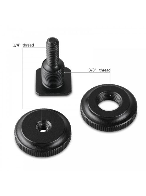 SmallRig Cold Shoe Adapter with 3/8" to 1/4" Thread (2db) (1631)
