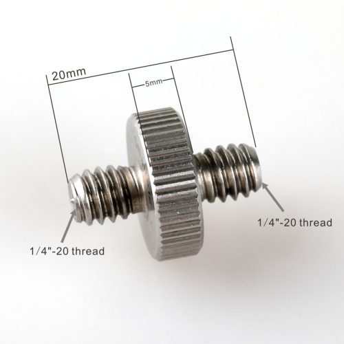 SmallRig 1879 Multi-function Double Head Stud with 1/4" to 1/4" thread