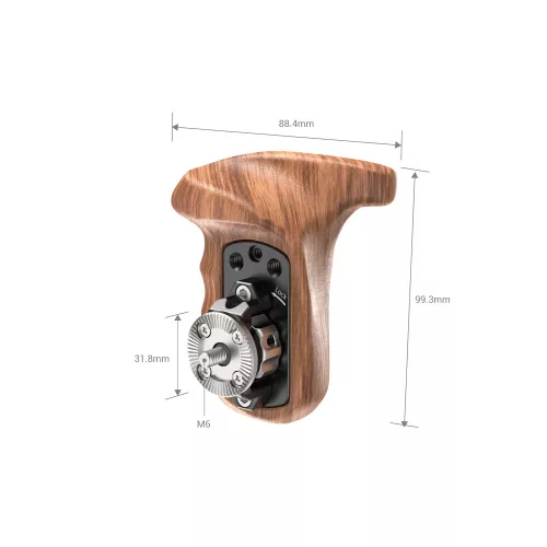 SmallRig Right Side Wooden Grip with Arri Rosette 1941