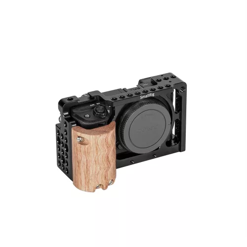 SmallRig Wooden Handgrip for Sony A6500 ILCE-6500 (1970)